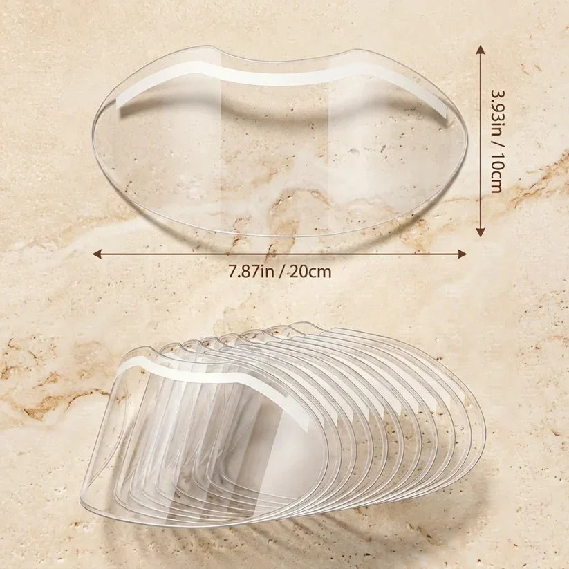 🎁50PCS Waterproof Lash Extension Shower Shields – Clear Disposable Eye Protectors