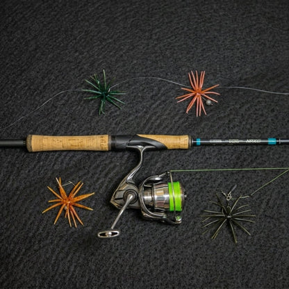 🎁Tentacle Soft Plastic Fishing Lure. Finesse Bass Bait for Drop Shot Wacky Rig. Slow Sinking