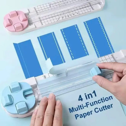 4-in-1 Paper Cutter & Trimmer for Straight, Wave, Perforated & Creasing ✂️