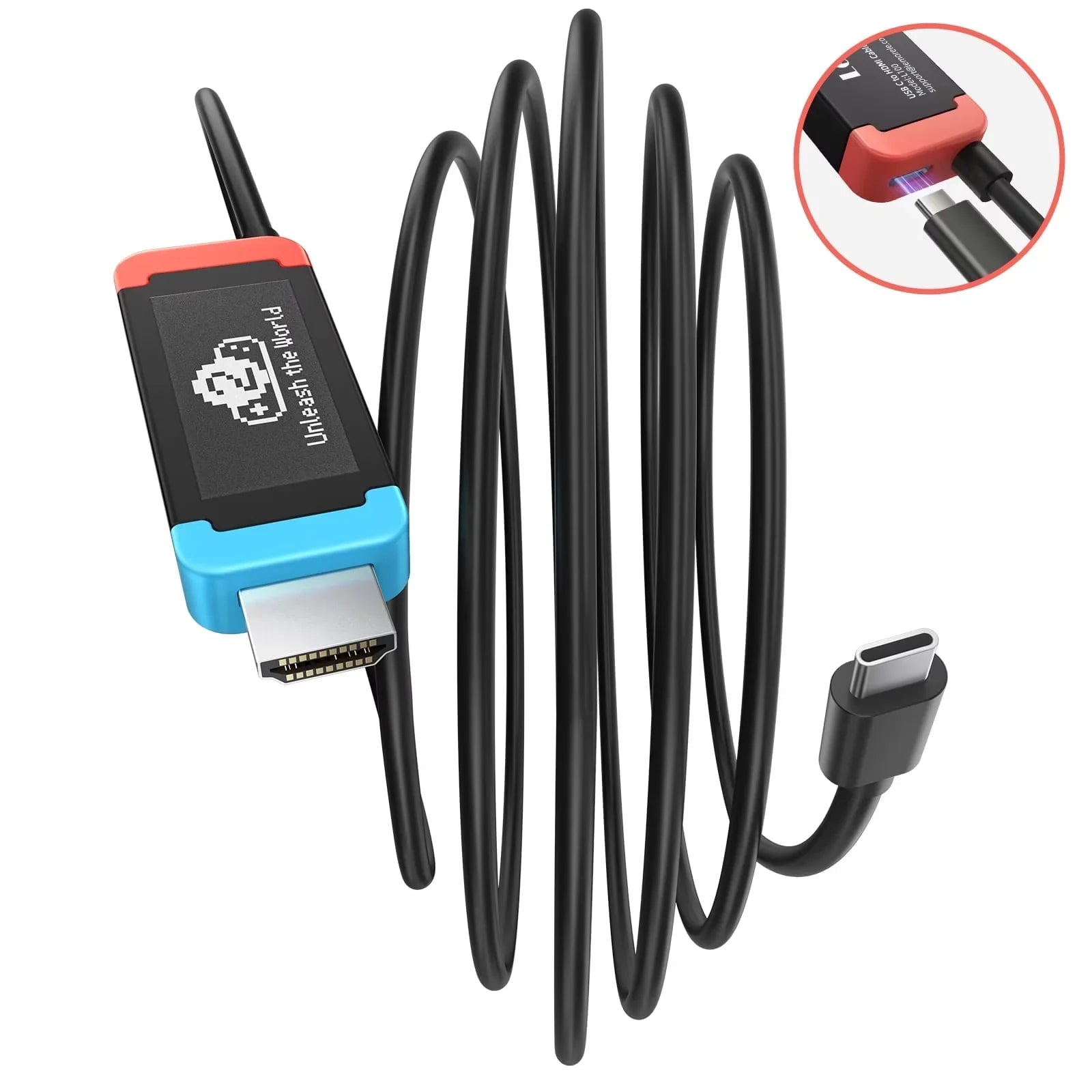 USB-C to HDMI 4K60Hz Adapter with 100W PD Charging