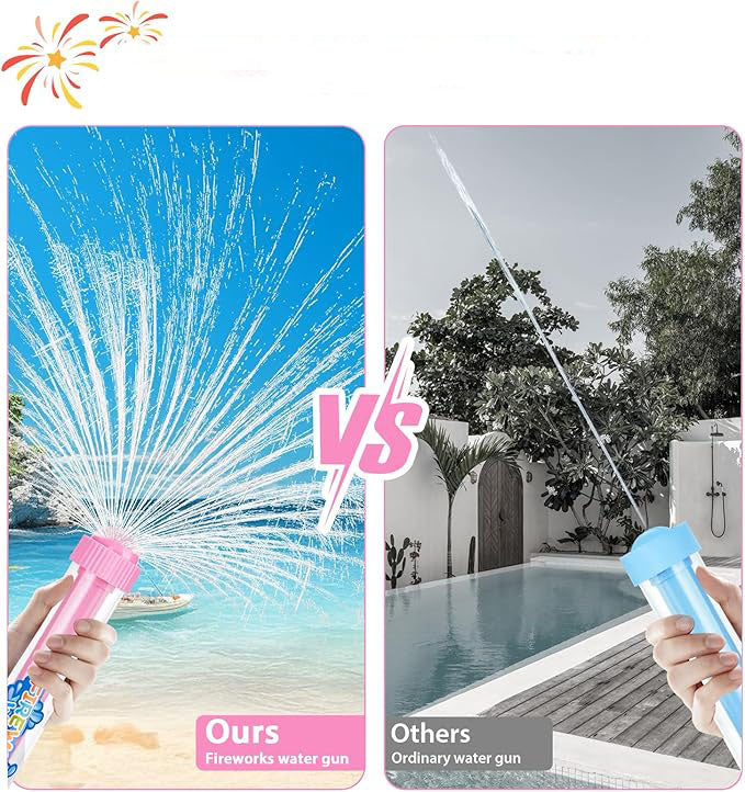 Telescopic Water Gun – Summer Outdoor Pool & Beach Water Fight Party Toy (41cm Long-Range Pump Water Blaster)