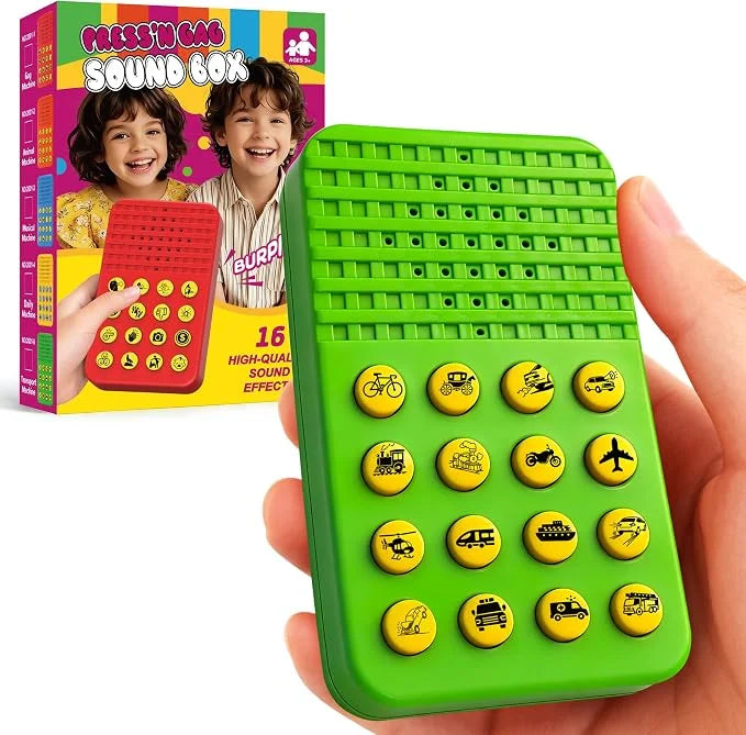 🎁16-Sound Portable Prank Noise Maker with Adjustable Volume