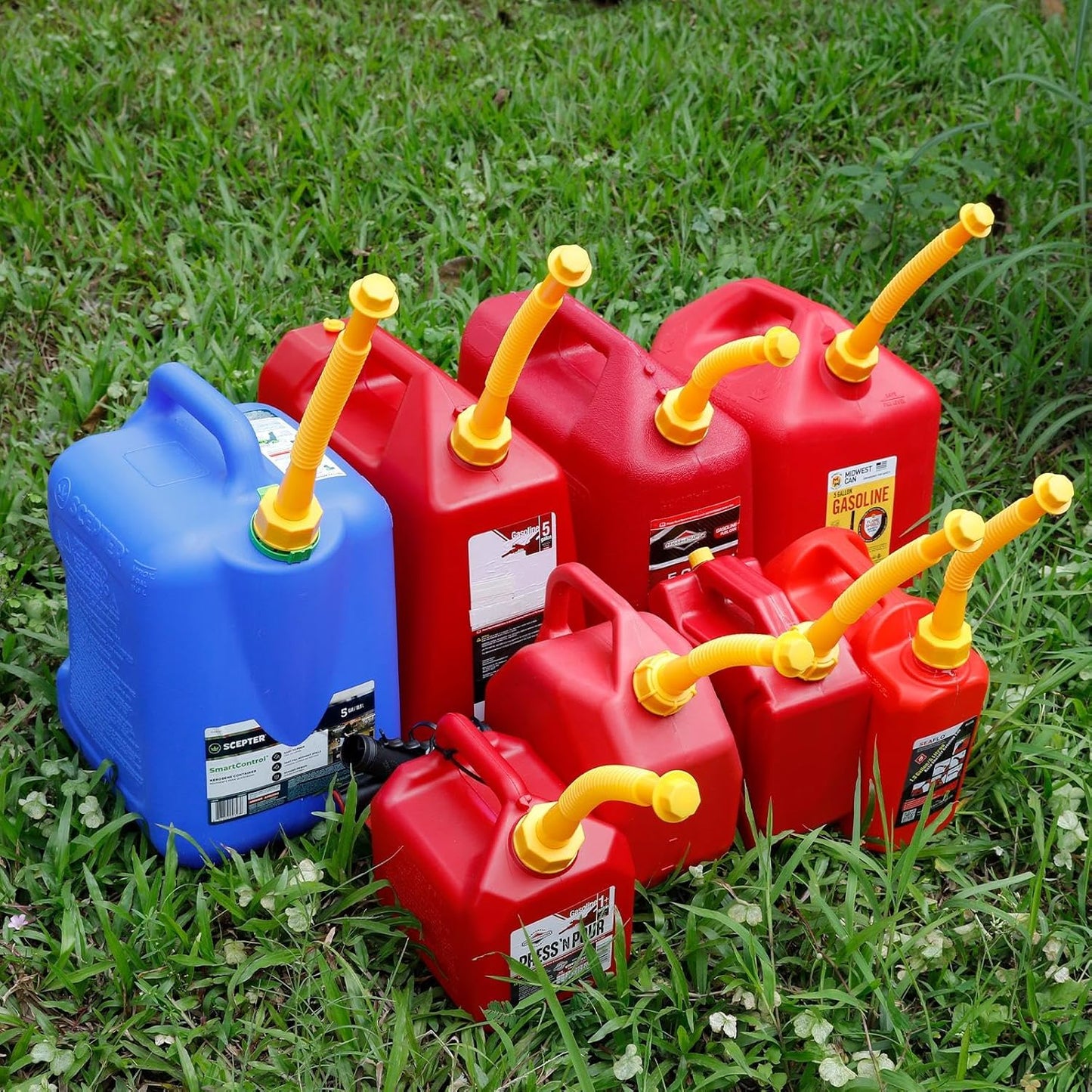 Gas Can Spout Replacement Suitable for most 1/2/5/10 gal oil cans