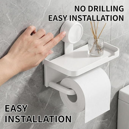 Toilet Paper Holder with Shelf