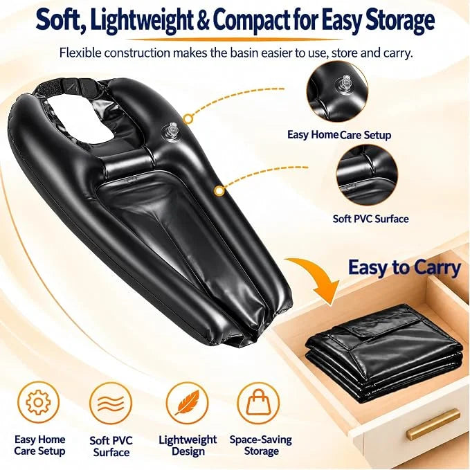 🎁Inflatable Portable Hair Washing Basin With Hand Pump