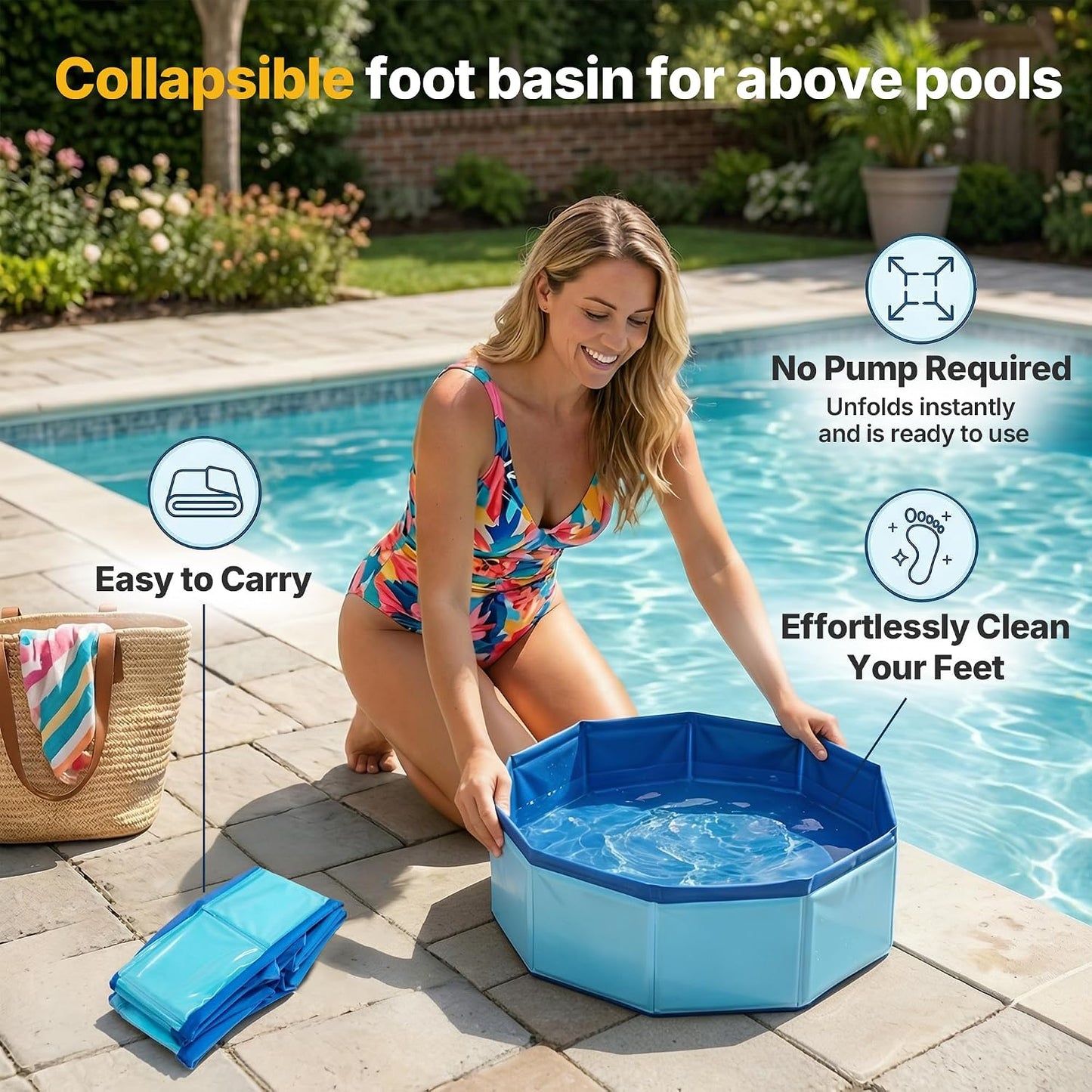 Swimming Pool Foot Bath Basin