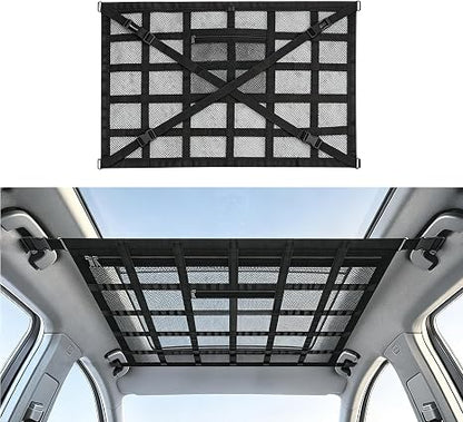 🎁Double-Layer Car Ceiling Cargo Net Storage Organizer