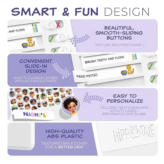 🎁Magnetic Kids Chore Chart With Visual Daily Routine Checklist