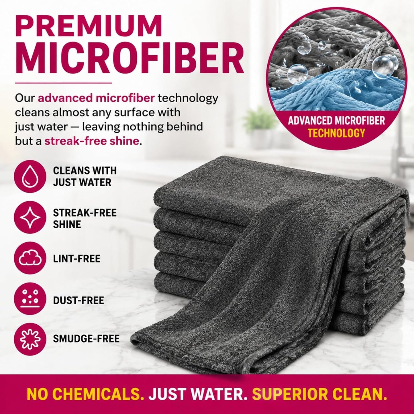 Genie Magic Cleaning Cloth (5-Pack)
