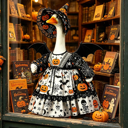 🎃 Pumpkin Wizard Porch Goose Outfit