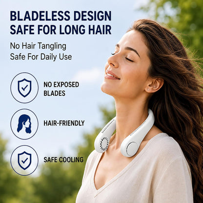 Portable Neck Fan Rechargeable 1200mAh