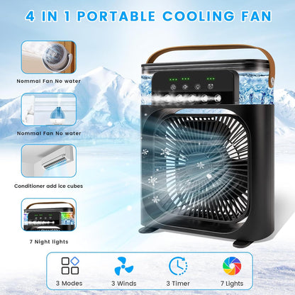 Personal Air Cooler, Portable Air Conditioner Fan