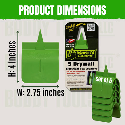 🎁5-Piece Drywall Electrical Box Locator &amp; Wire Protection Tool Set