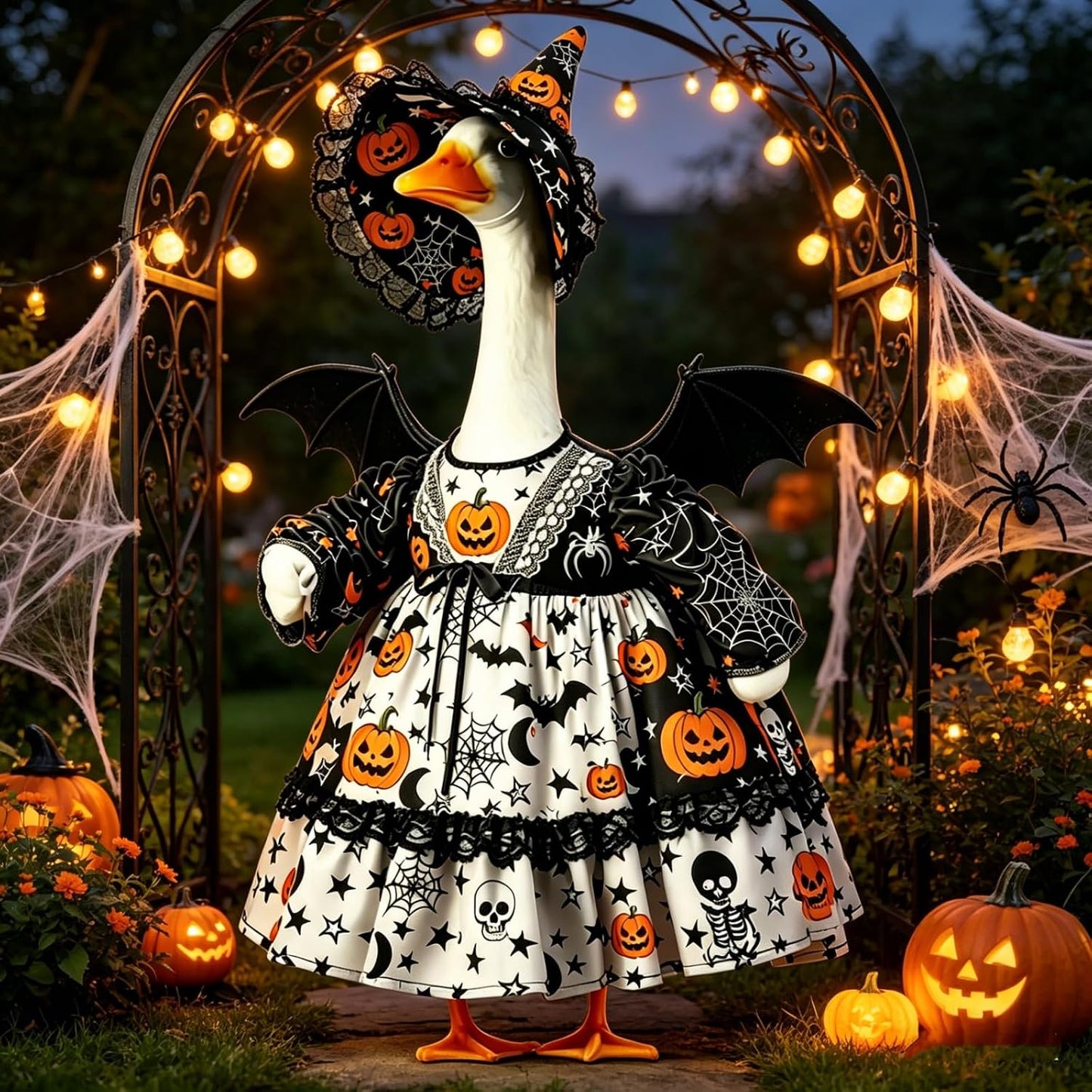 🎃 Pumpkin Wizard Porch Goose Outfit