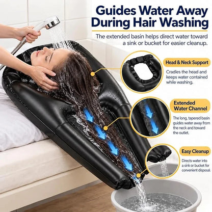🎁Inflatable Portable Hair Washing Basin With Hand Pump