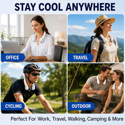 Portable Neck Fan Rechargeable 1200mAh