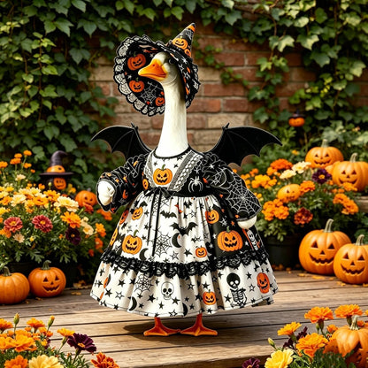 🎃 Pumpkin Wizard Porch Goose Outfit