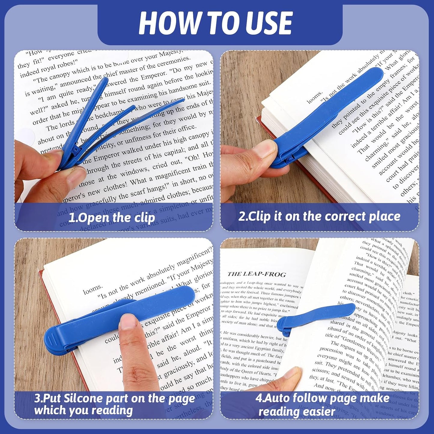 📚  Automatic Silicone Bookmarks
