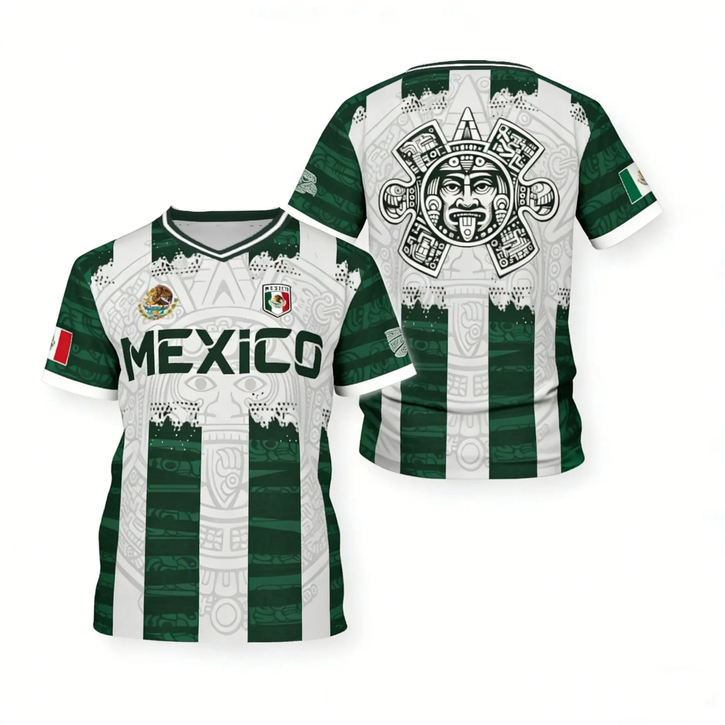 🇲🇽 2026 Mexico Aztec Calendar Soccer Jersey ⚽☀️