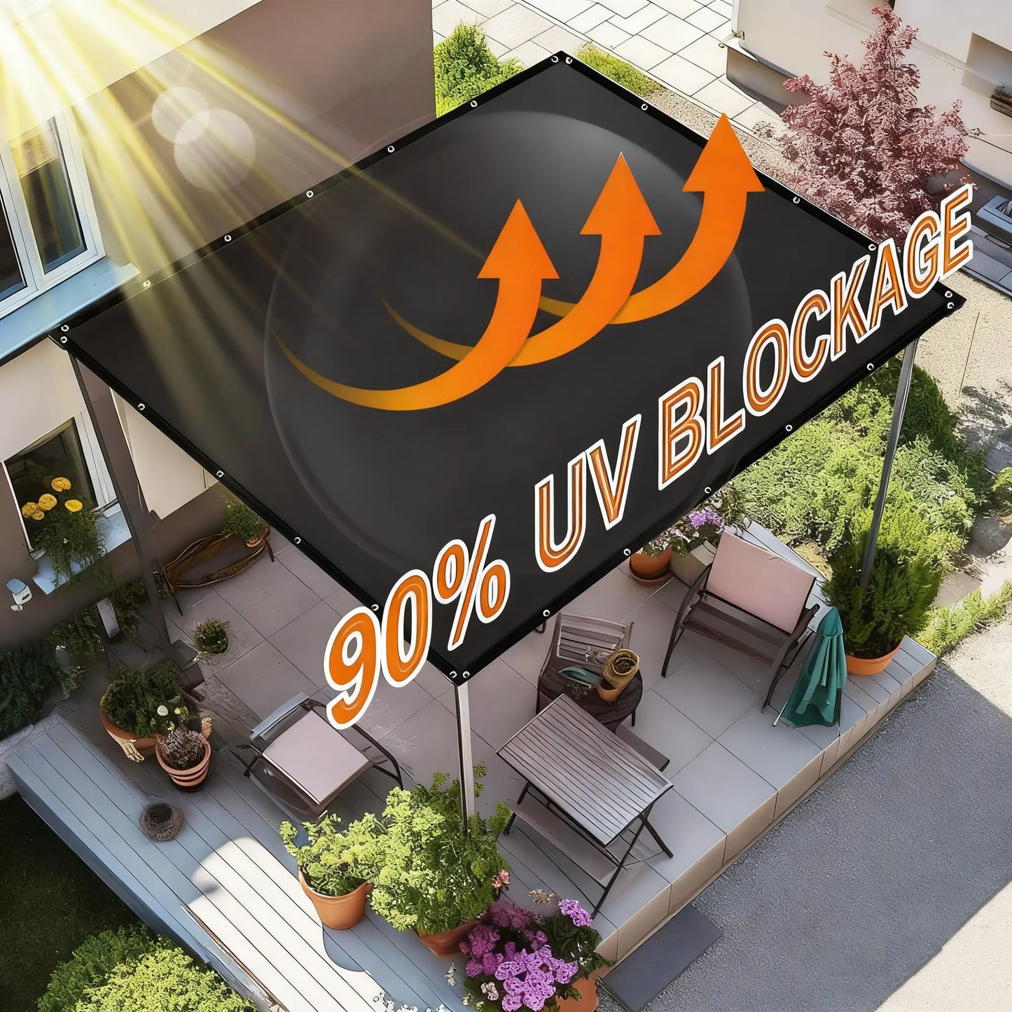🔥Summer Hot Sale Promotion-49% OFF🌞-Outdoor courtyard shade net
