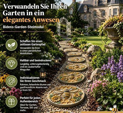 Wiederverwendbare Form für Garten-Trittsteine | DIY-Gussform für Betonkunst