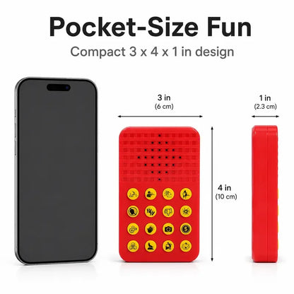 🎁16-Sound Portable Prank Noise Maker with Adjustable Volume