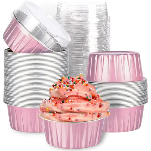 Mini Aluminum Foil Cupcake Baking Cups