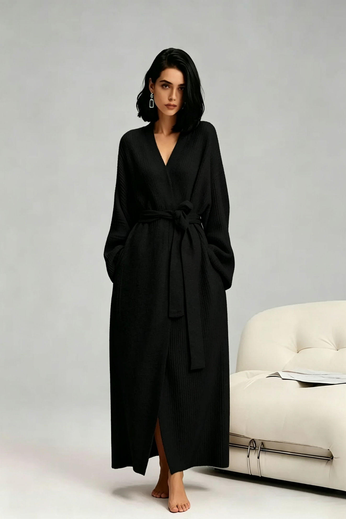 Women's Ultra-Soft Plush Fleece Robe