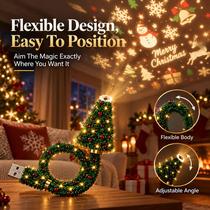 Christmas Ceiling Projection Light – 6 Magical Holiday Designs In One Lamp