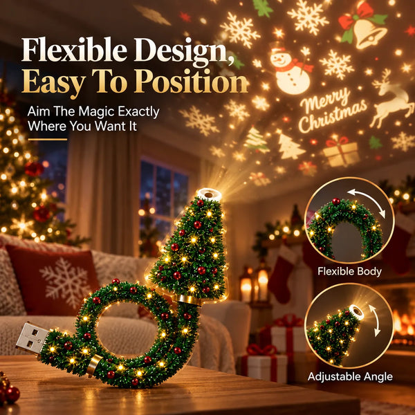 Christmas Ceiling Projection Light – 6 Magical Holiday Designs In One Lamp