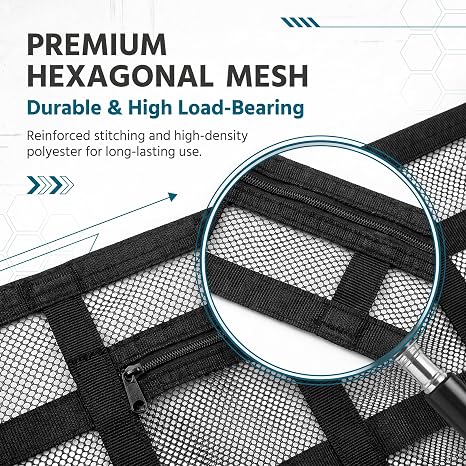 🎁Double-Layer Car Ceiling Cargo Net Storage Organizer