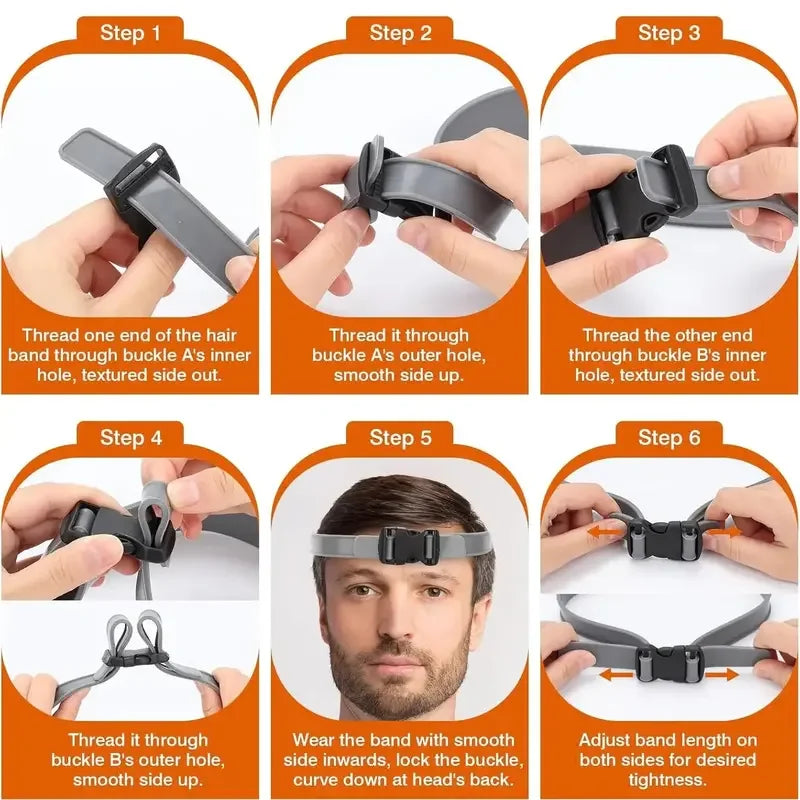 Unisex 4-Piece Hair Cutting Guide &amp; Trimming Kit