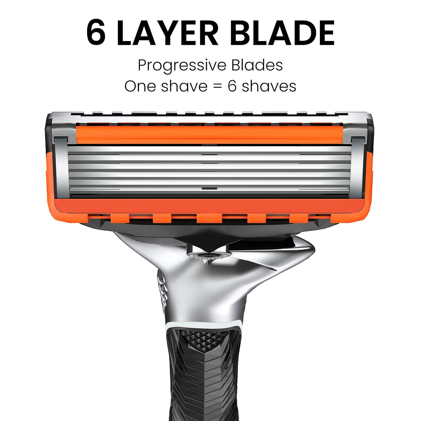 Men's Razor Blade Replacement Refills with Handle