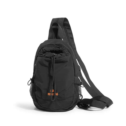 🎁Unisex Color Block Mini Backpack – Lightweight Water-Resistant Nylon Daypack