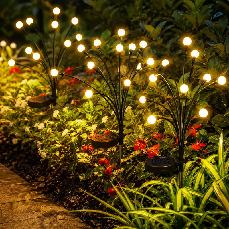 Solar Firefly Swaying Garden Lights – Waterproof Outdoor Landscape Decor
