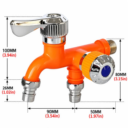 🎁2-Way Dual Outlet Water Faucet