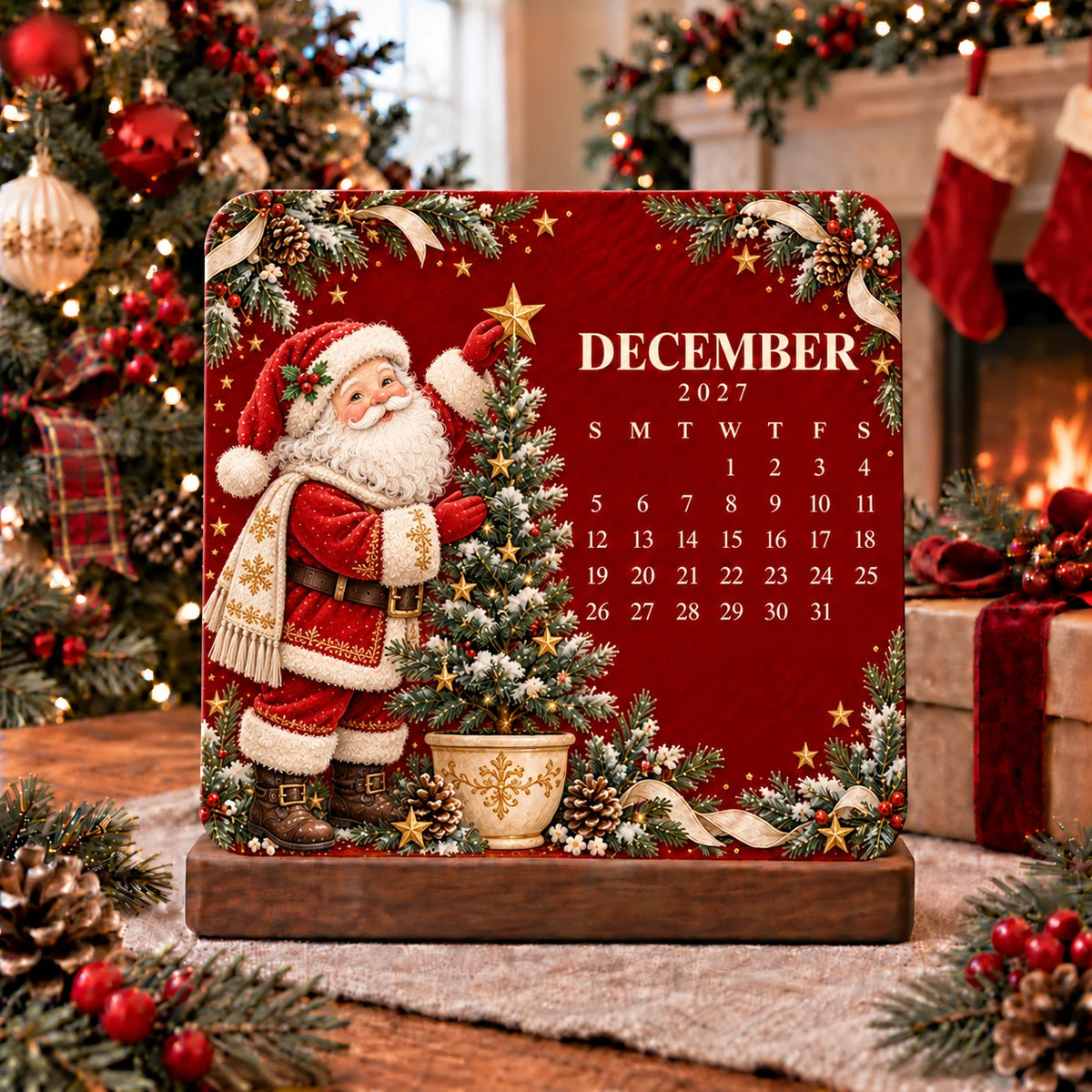 🎁Christmas Limited-Edition — 🪴✨ Eco-Friendly Plantable “Timeless” Seed Calendar 2027