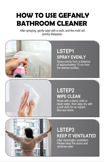 Bathroom Cleaner Powerfully Removes Limescale