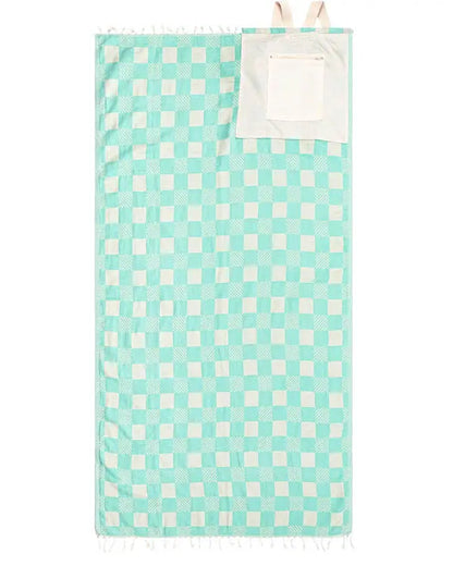 2-in-1 Sand Resistant Beach Towel Backpack