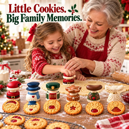 🎁Limited time 40% OFF -🍓🍪 Christmas Jam Cookie Press – Make Adorable Holiday Cookies at Home!