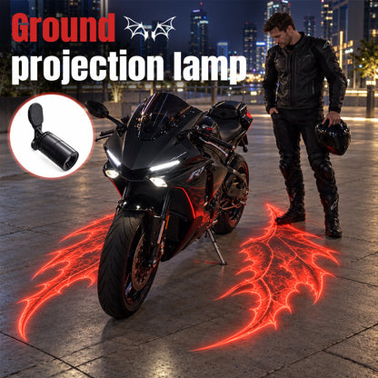 🎁Motorcycle Devil Wing Projection Lights – Cool LED Ground Lighting for Riders!
