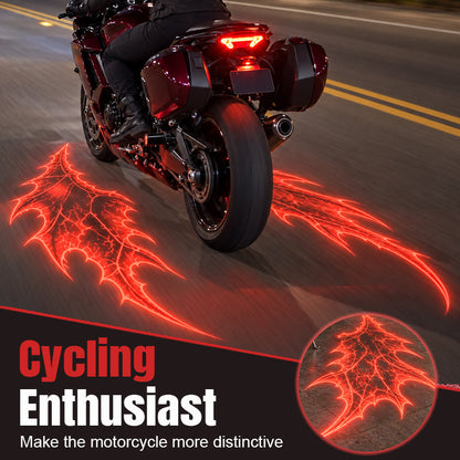 🎁Motorcycle Devil Wing Projection Lights – Cool LED Ground Lighting for Riders!