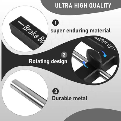 GJANSH Brake Adjustment Tool. Brake Booster Rod Adjustment Tool. Brake booster with master cylinder.Pushrod Power For Adjustable Braking Distance of Brake Pedal(N48 Magnetic CNC Aluminum)