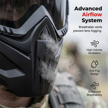 🔍 Anti-Fog Full-Face Goggle – High-Definition Lenses for Snow Sports