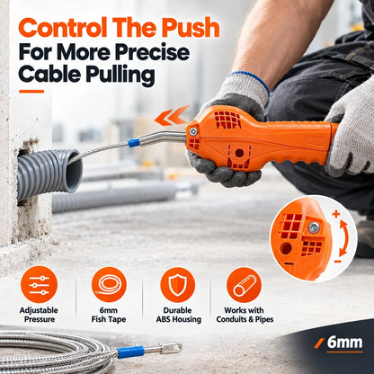 🎁Adjustable Electric Cable Puller With 6mm Flexible Fish Tape