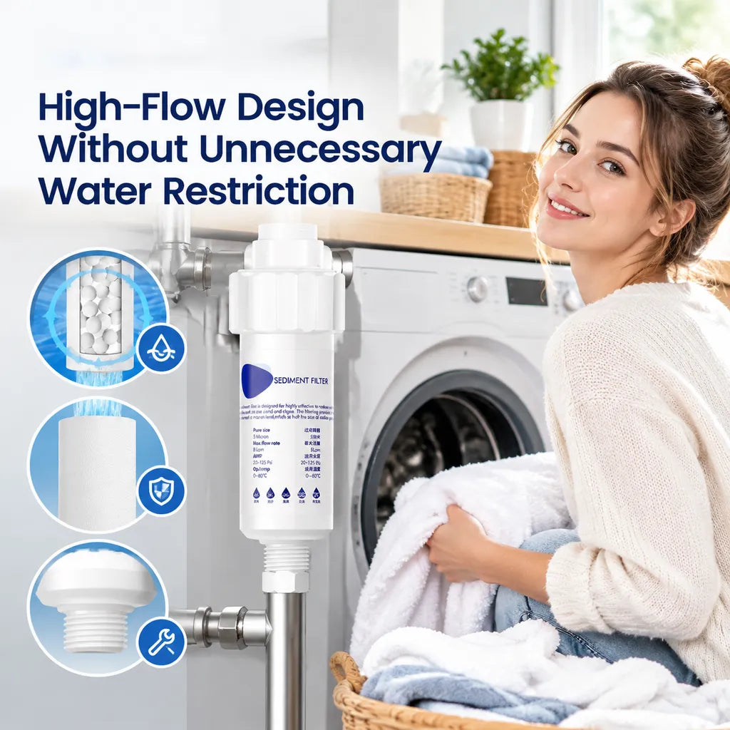 🎁Universal Household Water Filter With Chlorine Reduction & Replaceable Ceramic Cartridge