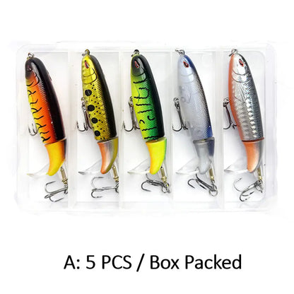 EXCROCK Artificial Fishing Lure Set (5/10pcs) – Realistic Swimbaits for Bass & Predator Fish 🎣🐟