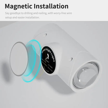 Smart Rechargeable Motion Sensor Night Light – RGB Ambient Wall Lamp
