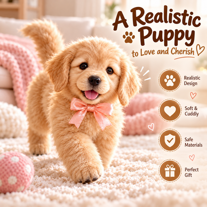 ❤️Adorable Realistic Golden Retriever Puppy