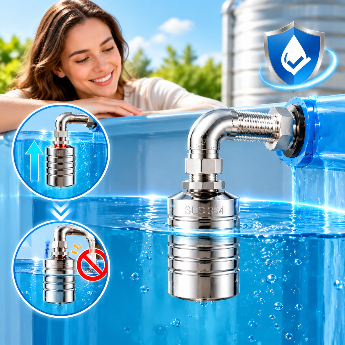 ❤️Automatic Water Level Float Valve